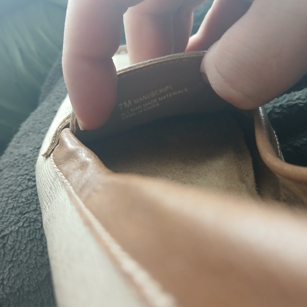 Aerosoles Manuscript Loafers 7M Beige Tan Bit Hardware Preppy Officecore Flat‎ - Picture 4 of 10